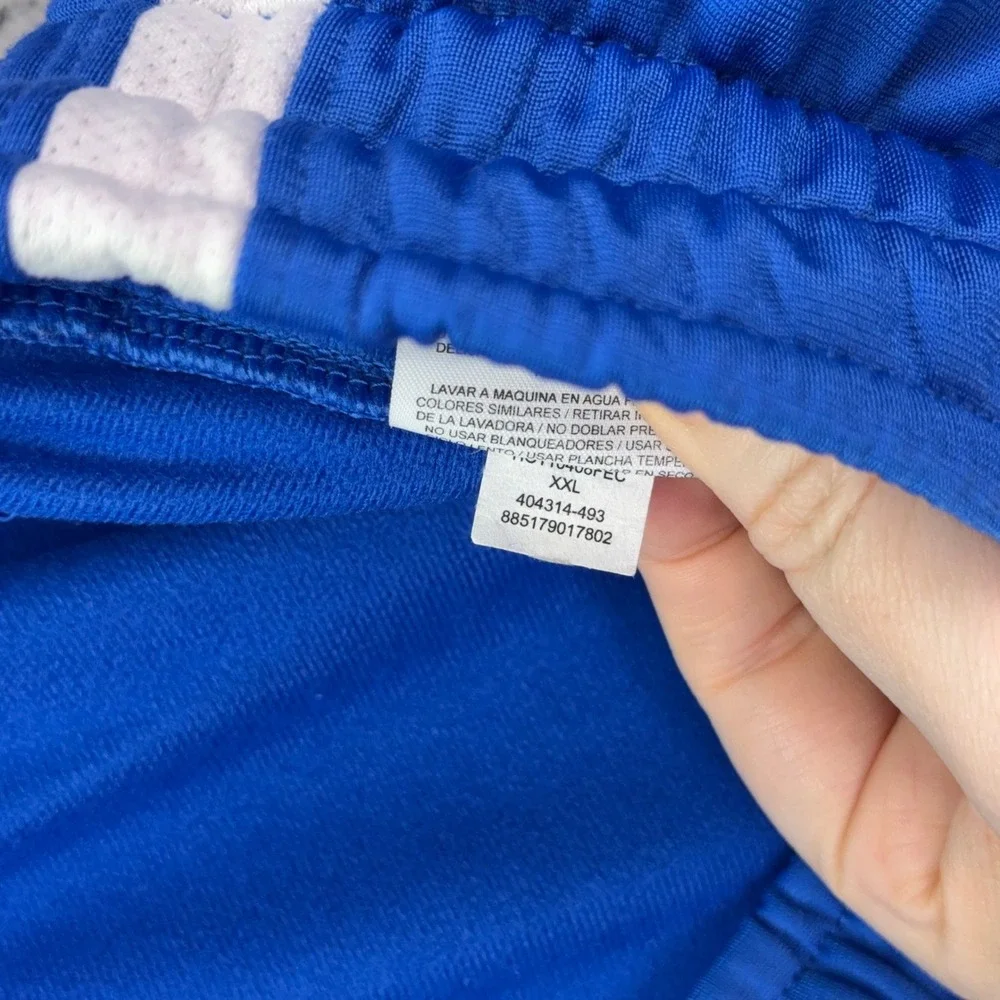 Vintage Jordan Track Pants Mens XXL Royal Blue White Stripe Active Lounge Y2K